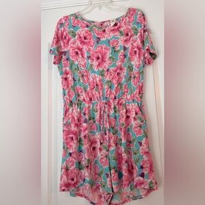 Sew In Love Floral romper size large